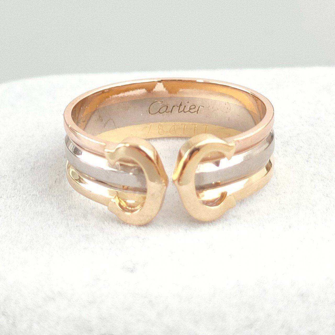 和さま専用　　　　　　　　カルティエ CARTIER 2C 18金 Cartier カルティエ C2リング #52 12号 K18YG Cドゥカルティエ