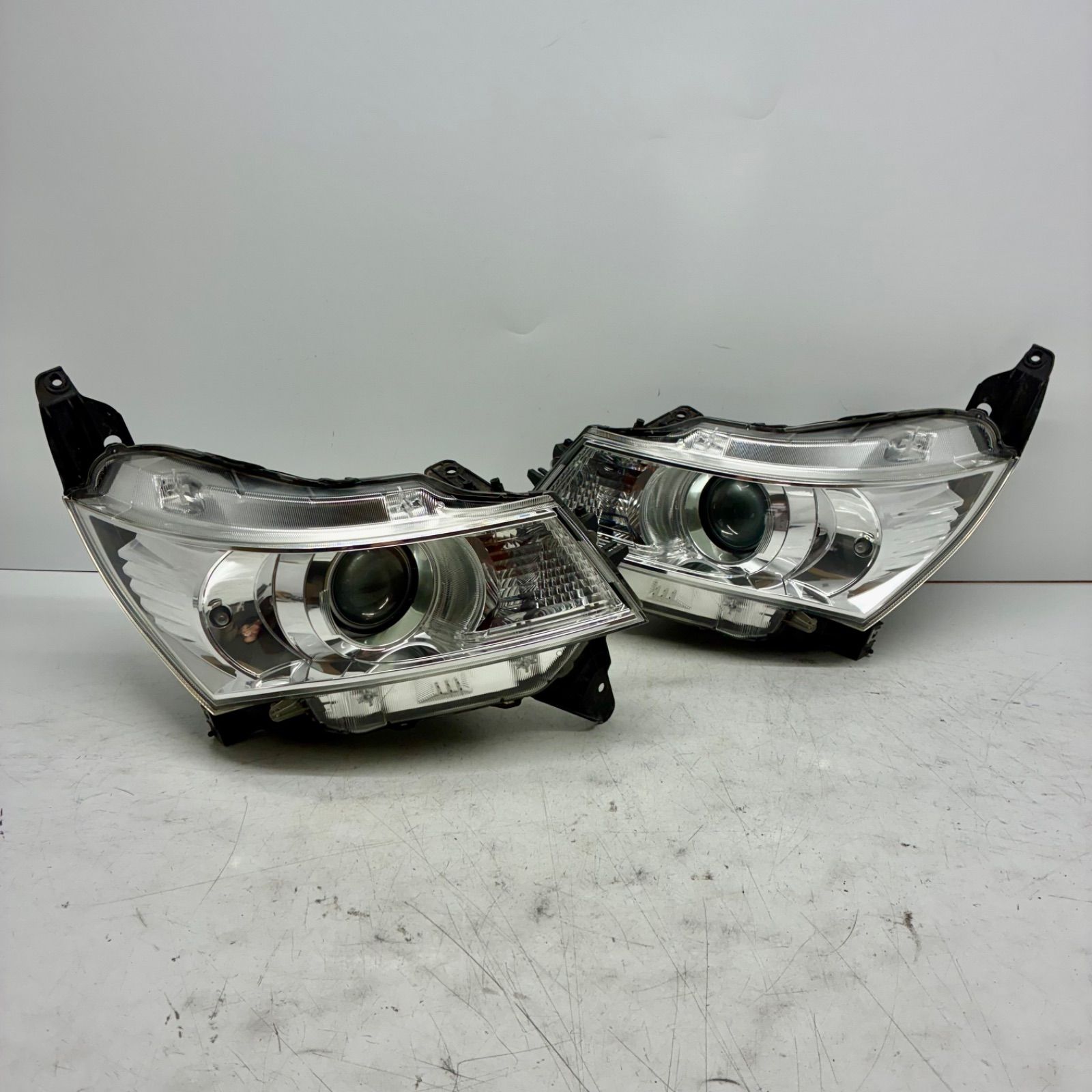 コーティング済 スズキ MK21S ML21S パレット ルークス ヘッドライト ランプ レンズ 左右セット LR HID koito 100-59207 P71508