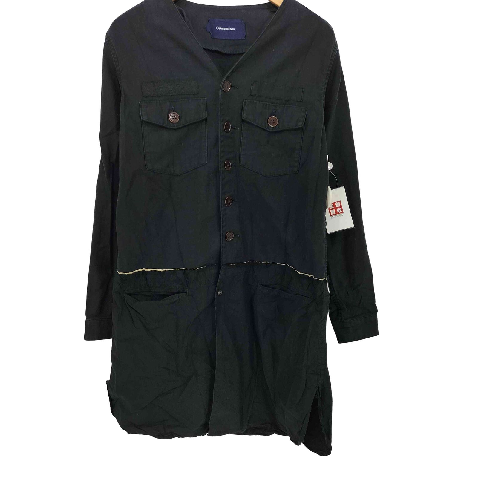 ジョンアンダーカバー John UNDERCOVER 16AW ドッキング ロング シャツ 