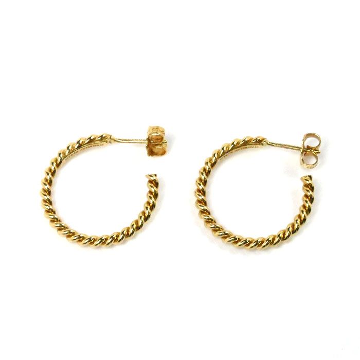 TIFFANY&Co. ティファニー K18YG イエローゴールド ツイスト
