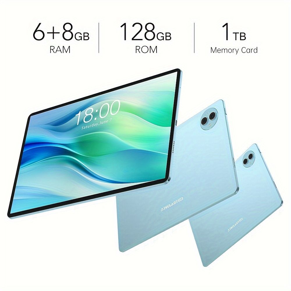 Teclast P50 タブレットPC 11インチTDDIディスプレイ Unisoc T606オクタコアMali-G57GPU 6GB 8GB拡張RAM 128GBストレージROM 1TB拡張対応 LTEサポートデュアルSIM アンドロイド14搭載 メタルユ