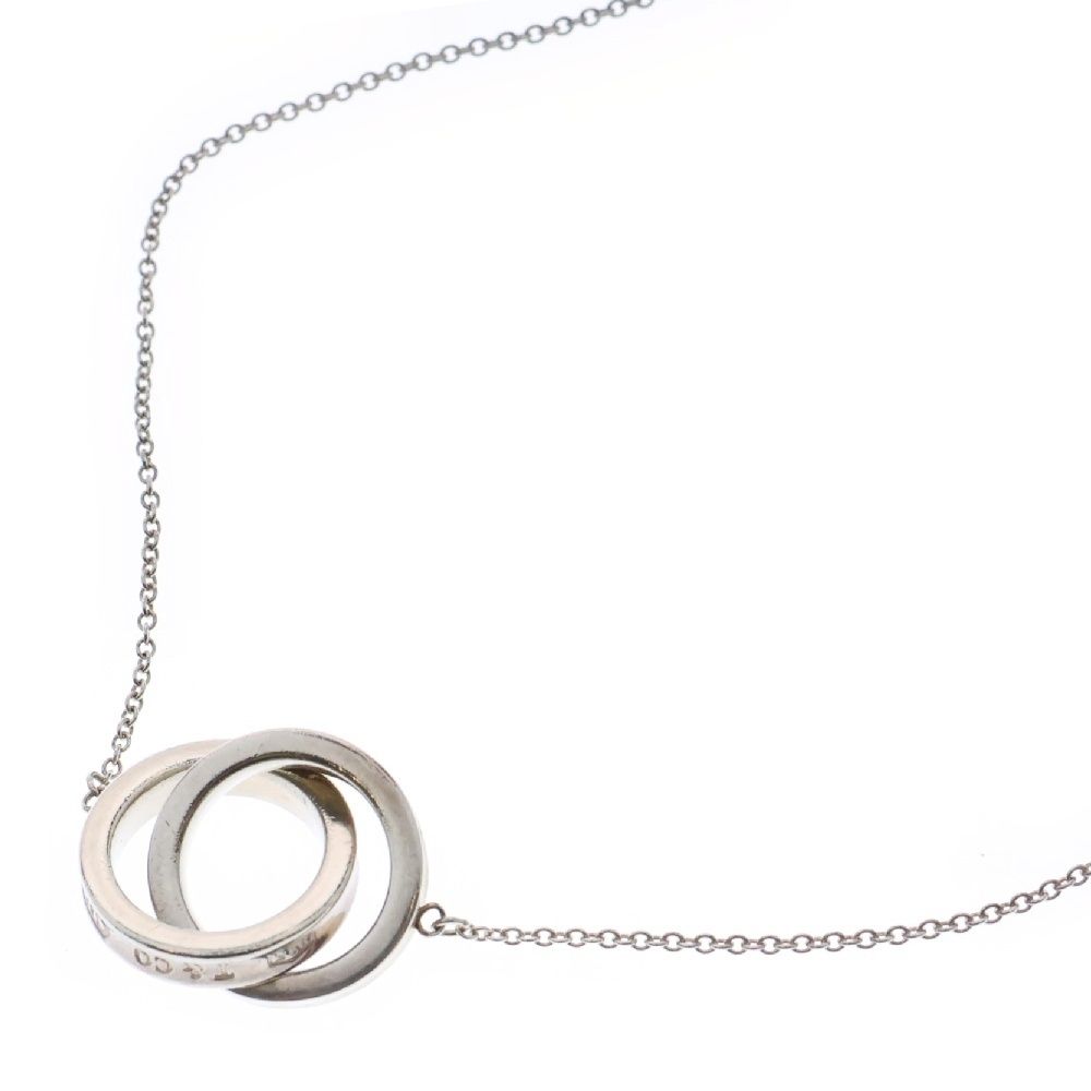 Tiffany ネックレス 925 インターロッキング サークル ダブル TIFFANY & Co. (ティファニー) インターロッキング サークル