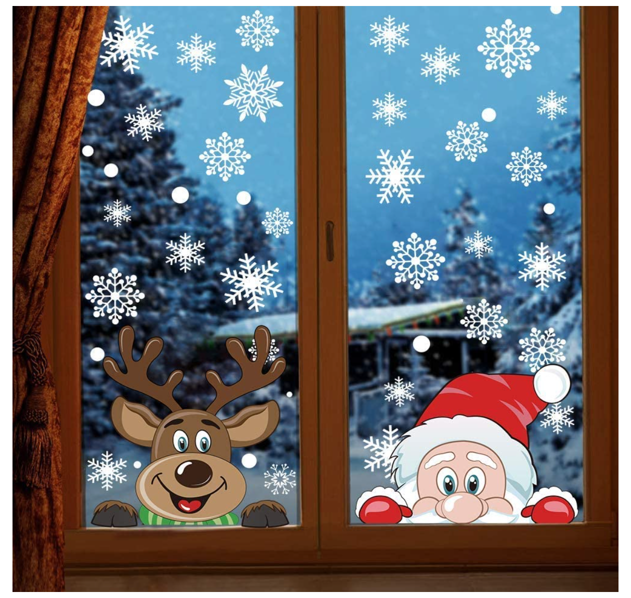 新品 クリスマス 静電ステッカー ウォールステッカー 窓ステッカー メルカリShops