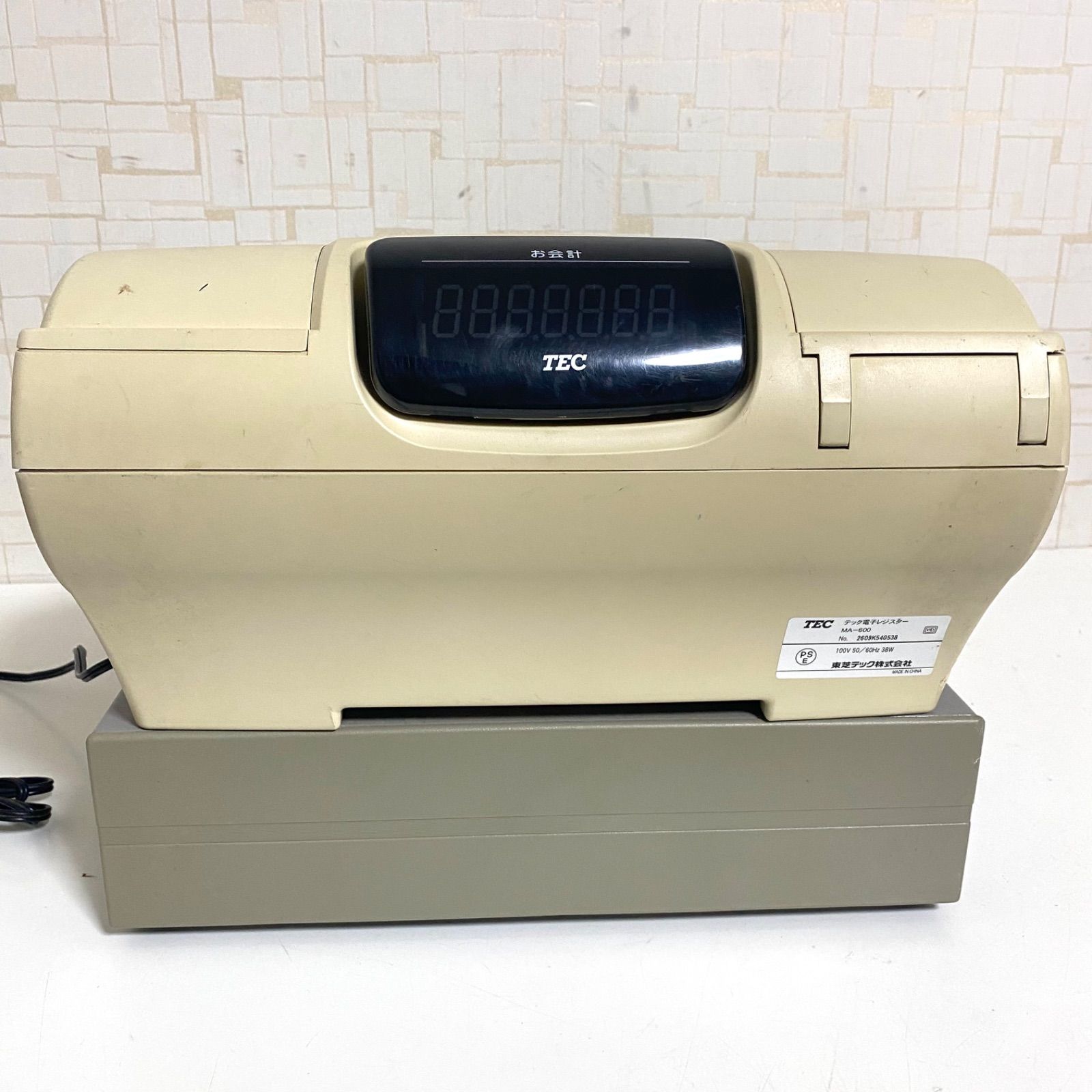 送料無料 動作確認済み TEC テック 電子レジスター MA-600 Yahoo!オークション - 東芝TEC MA-600 電子レジスター