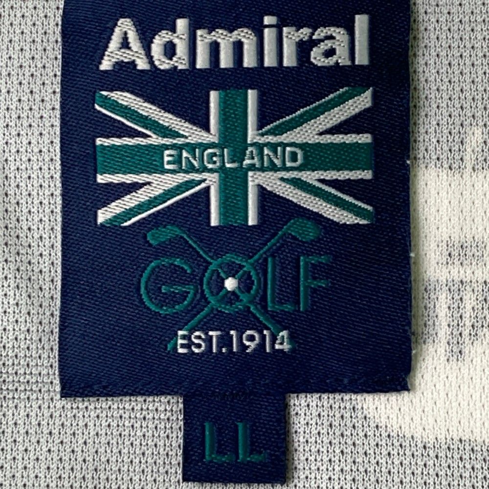 サイズ：LL ADMIRAL アドミラル  半袖ポロシャツ  グレー系 [240101453255] ゴルフウェア メンズ ストスト サイズ：LL ADMIRAL アドミラル 半袖ポロシャツ グレー系