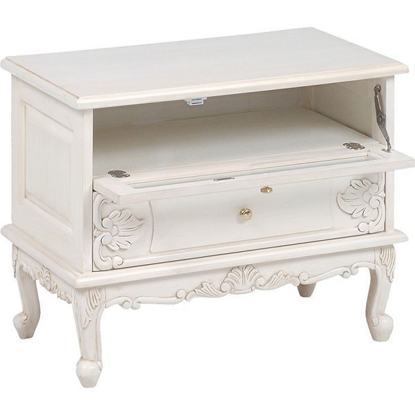 アンティーク風 猫脚 テレビ台 アンティーク風家具 Grace White