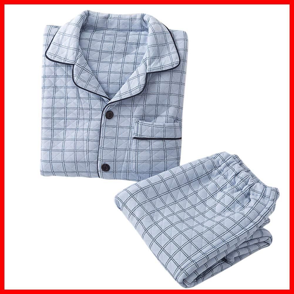 [YUNCLOS] ルームウェア ふわふわ 寝巻き 長袖パジャマ 前開き 冬 超厚手 部屋着 柔らか 暖かい 防寒対策 上下セット 送料無料】[YUNCLOS] ルームウェア ふわふわ 寝巻き 長袖パジャマ 前開き 冬 超厚手 部屋着 柔らか 暖かい 防寒対策 上下セット 秋冬用  色 ：ネイビー、サイズ：L 冬新作 レディース ふわもこ パジャマ ルームウェア 前開き 上下セット 暖かい スウィート もこもこ 部屋着 ...