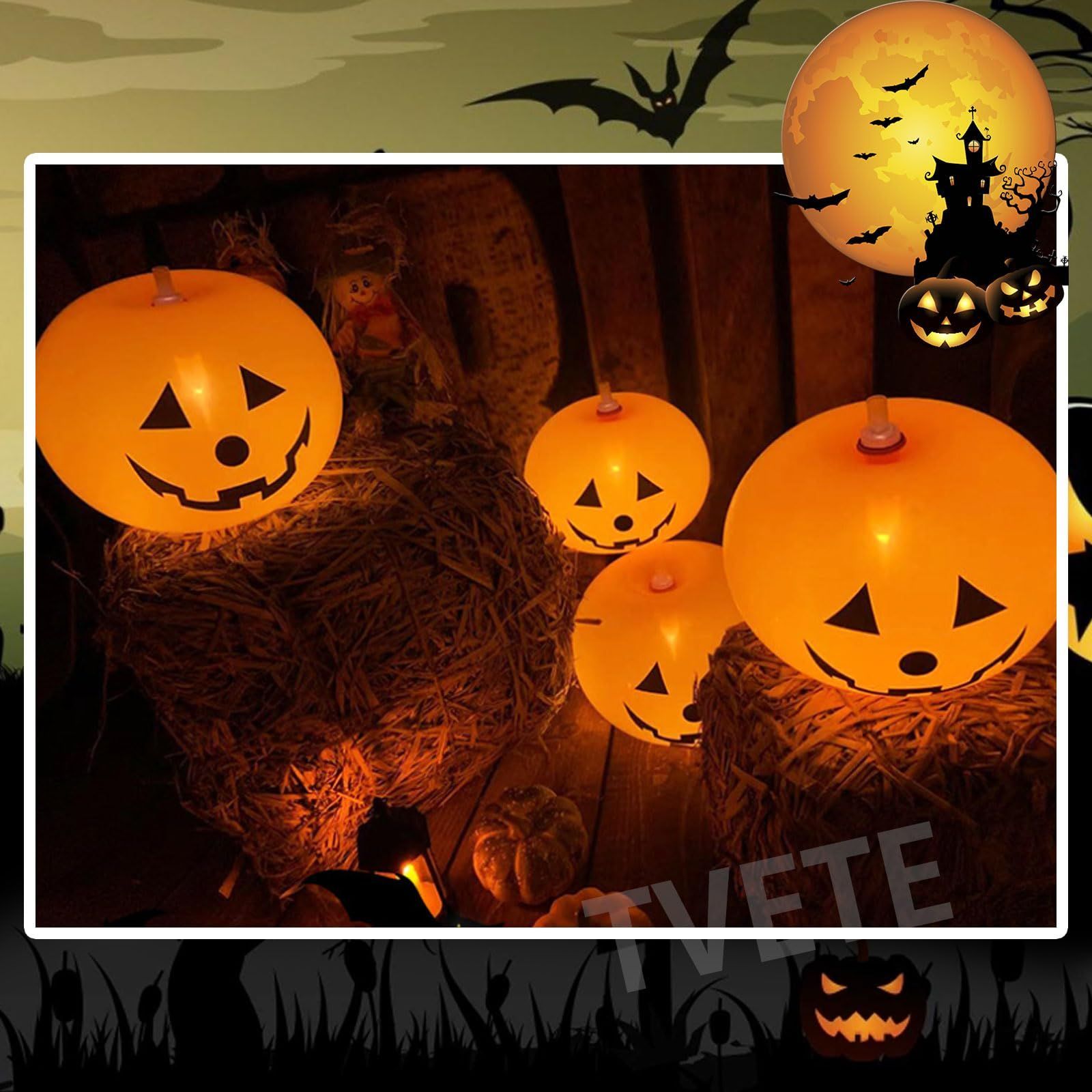 カボチャバルーン 10個セット