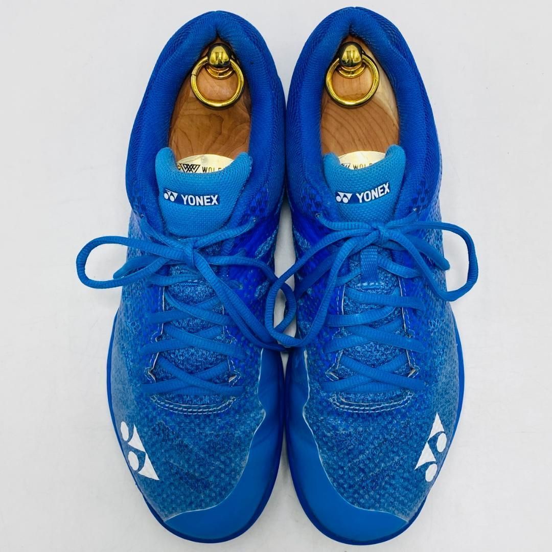 YONEX テニスシューズ 28cm レースアップ ブルー ヨネックス