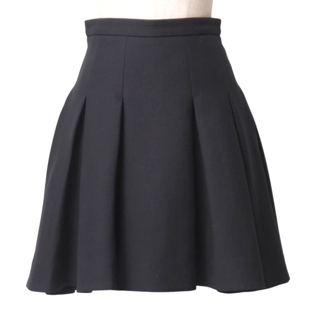 極美品❣️ VALENTINO バレンティノ フレア スカート ブラック 36 □美品□VALENTINO ヴァレンティノ ミニスカート サイズ36 ミニ