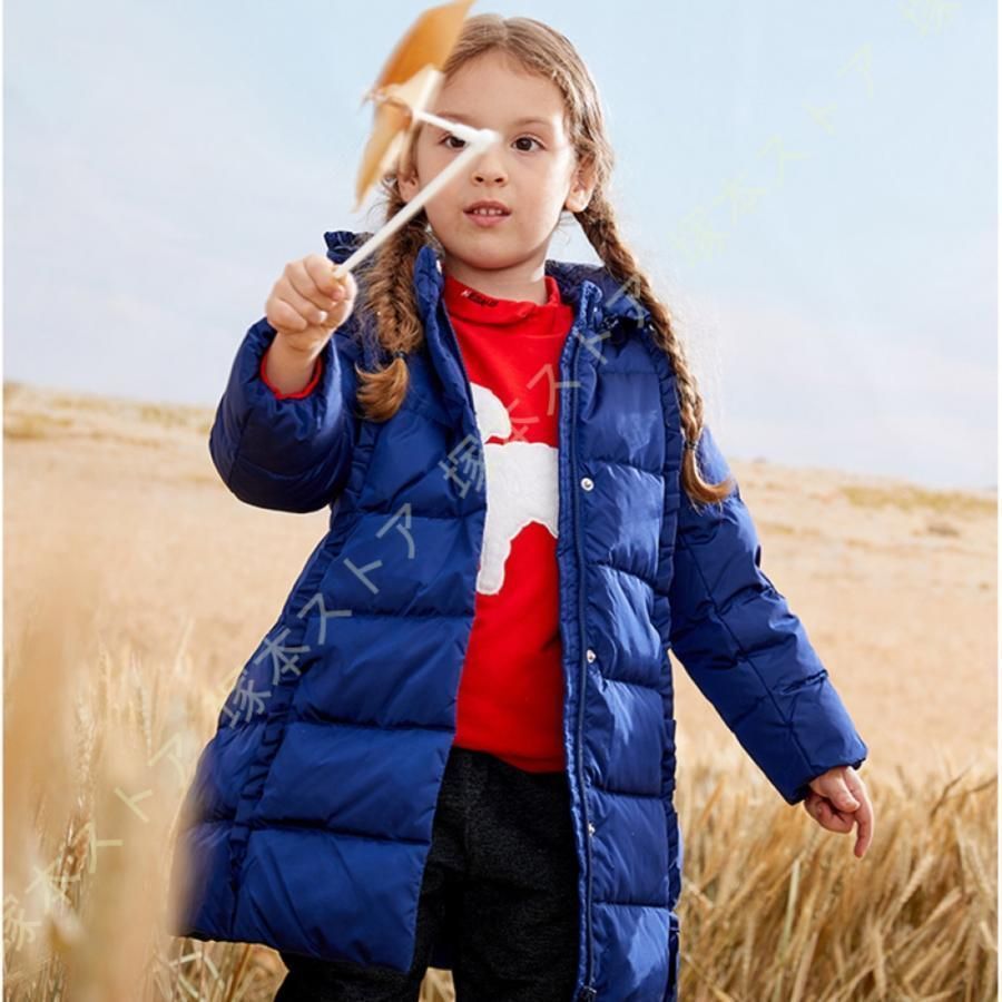 女の子 キッズ ダウンコート 子供服 ライト ダウンジャケット フート付き 厚め アウター 軽量 防寒 保温 インナー ダウンコート ガールズ 秋 冬 カラフル