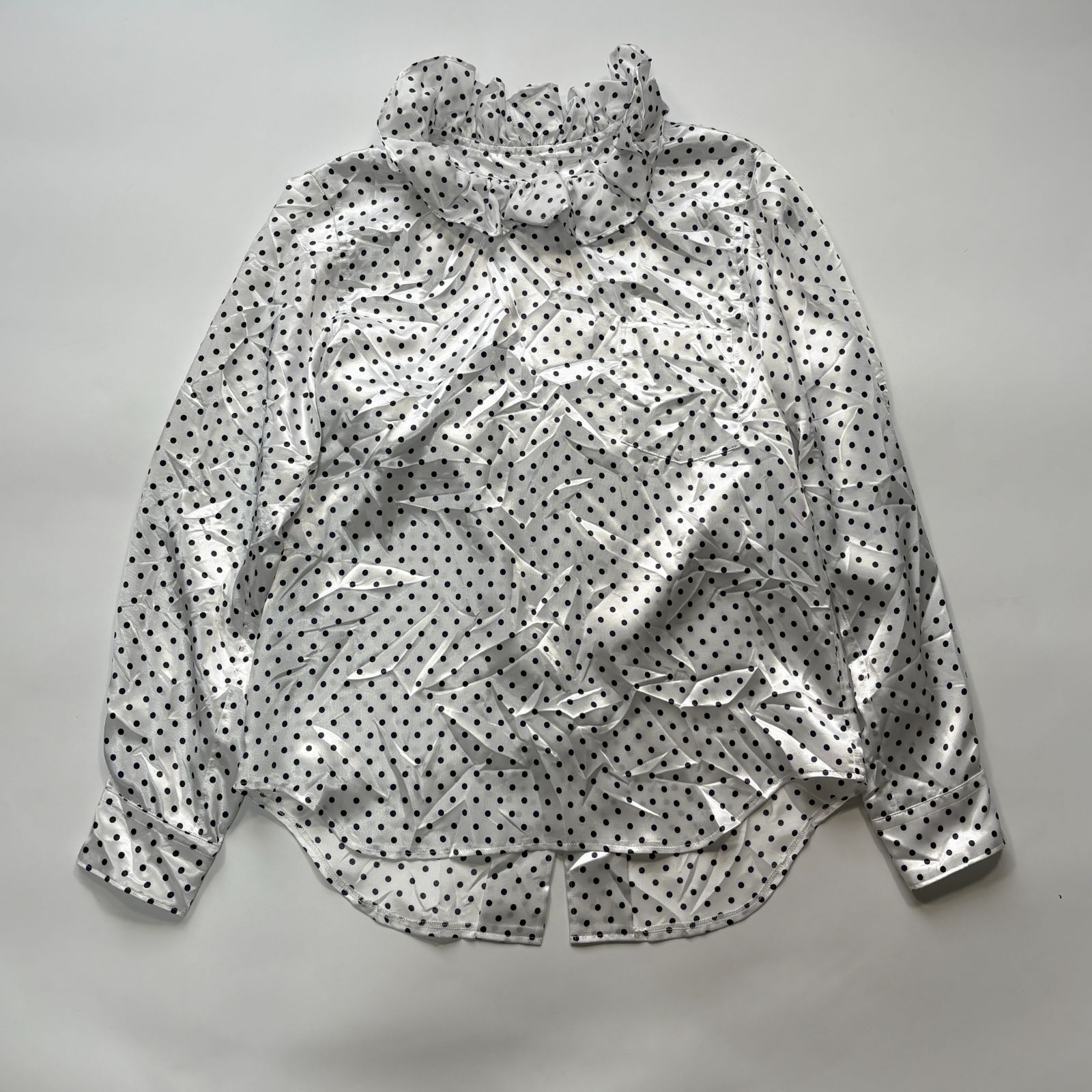 美品】COMME des GARCONS フリル長袖シャツXS AD2023 2025年最新