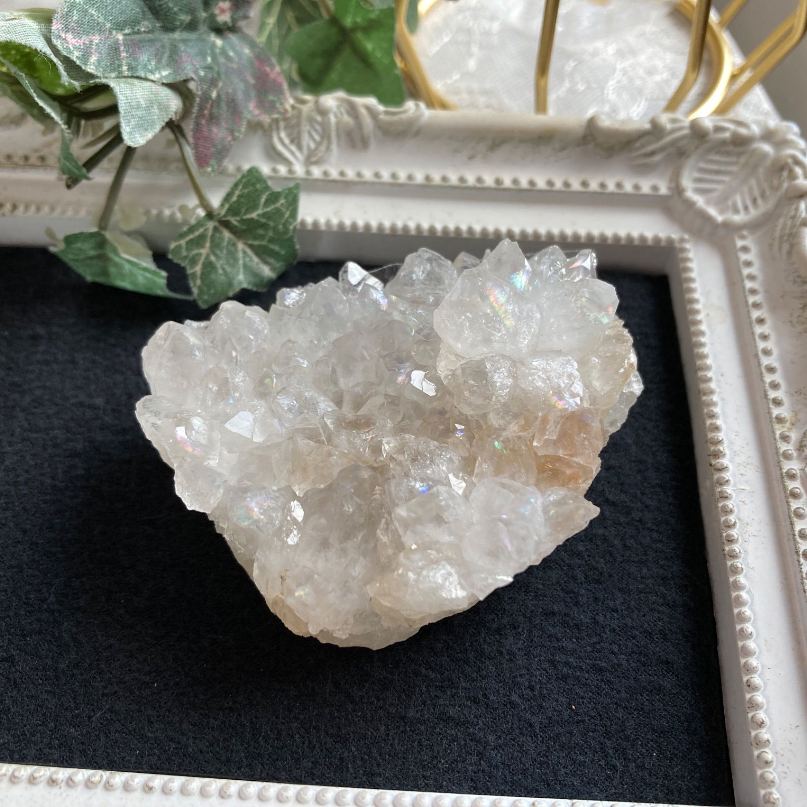 アナンダライト（天然レインボークォーツ）原石 C