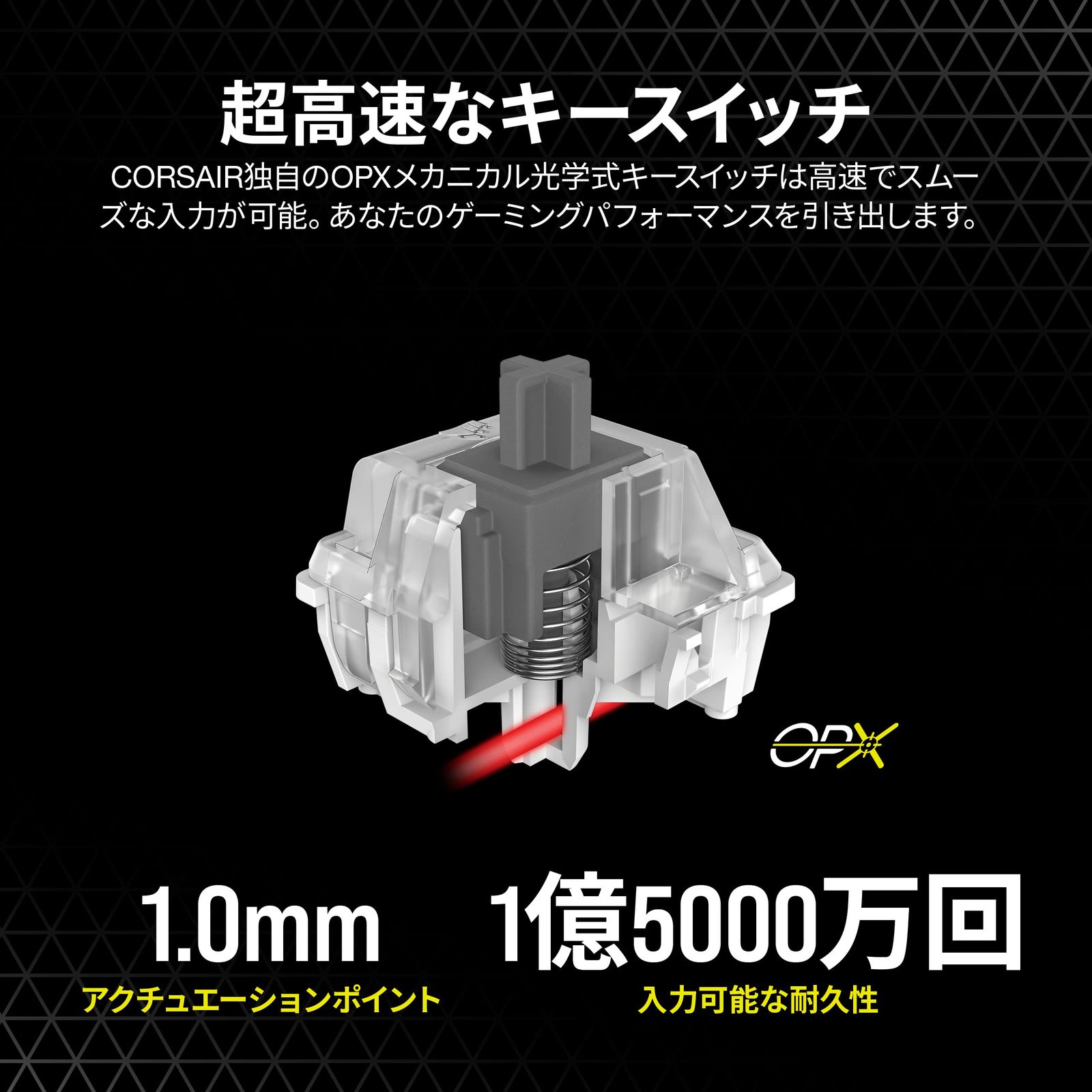 K60 PRO TKL RGB ゲーミングキーボード Corsair 日本語レイアウト かな印字無し CH-911D01A-JP1