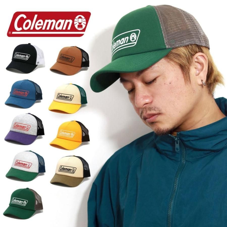 コールマン キャップ キャンプギア Coleman メッシュ キャップ メンズ アウトドア 釣り ハイキング ピクニック タウンユース キャップ フィッシング 帽子 メッシュ 通気性 登山 レディース キ