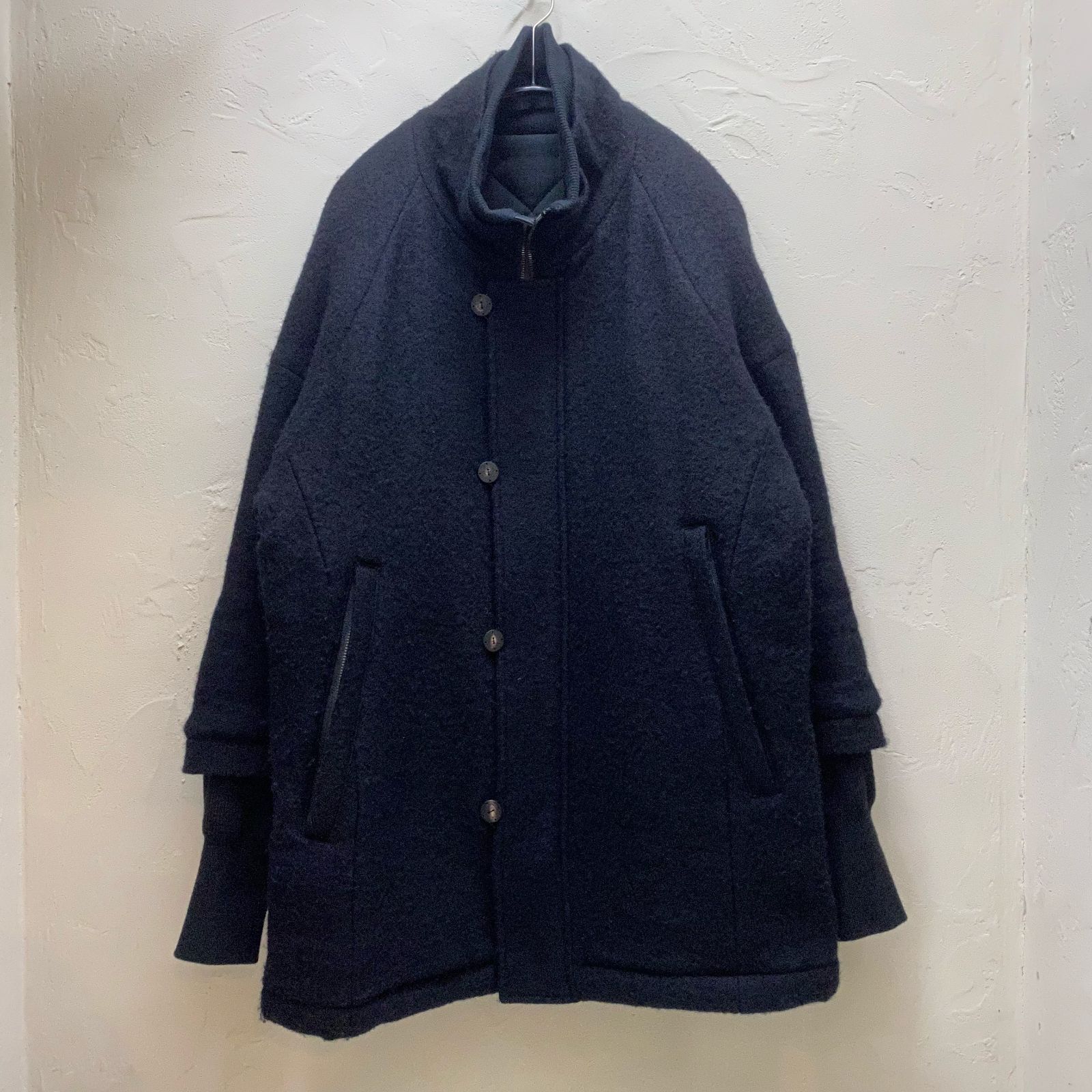 DEVOA デヴォア 22AW L7 coat wool milling ウールミリングコート タグ 