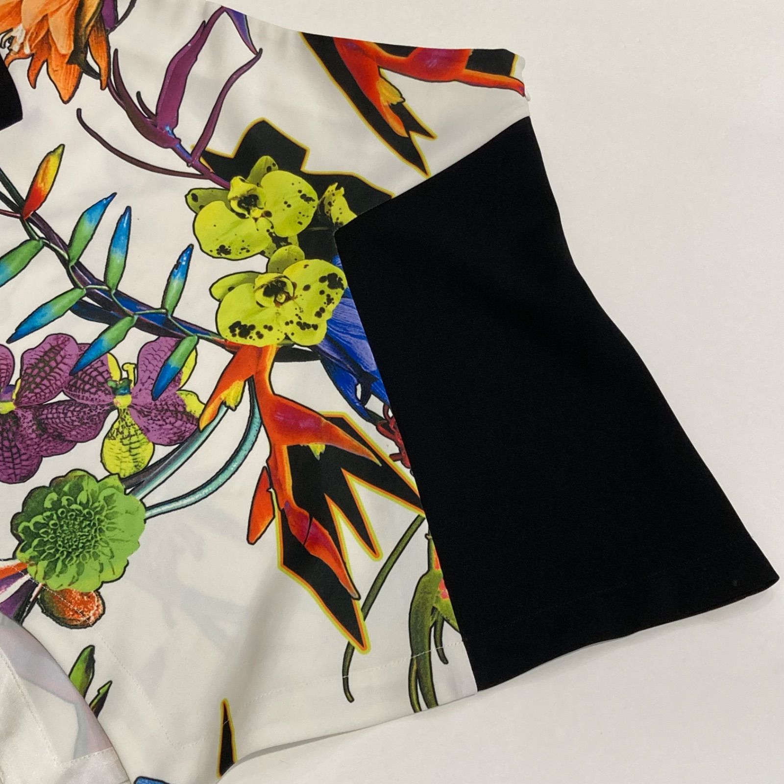 Just cavalli ジャスト カヴァリ フラワー ミニスカート サイズ40 変形