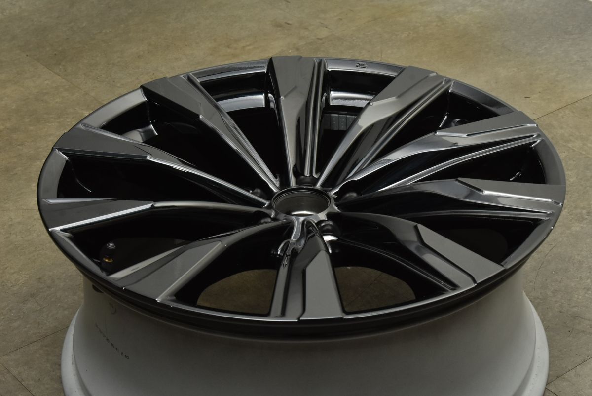 トヨタ クラウン スポーツ Z 純正 21in 7.5J 35 PCD114.3 グロスブラック 1本 傷がついたものとの交換 スペア用等に