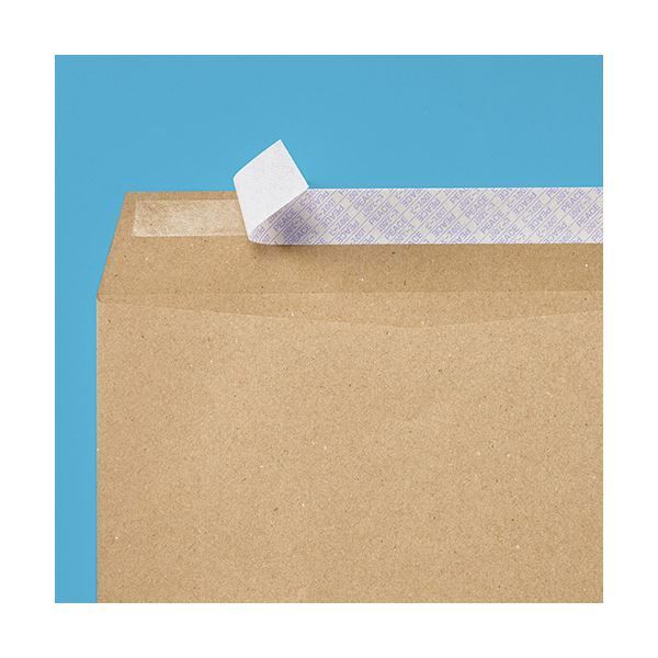 まとめ ピース RC 未晒クラフト封筒テープのり付 長3 80g m2 〒枠あり 288-80 1箱 1000枚 ×5セット