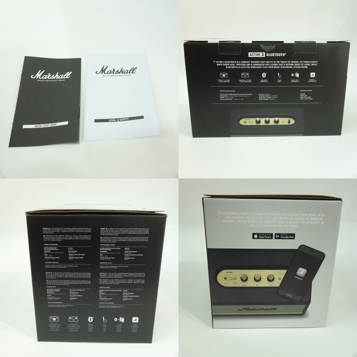 Marshall マーシャル Acton II ワイヤレススピーカー ※中古美品