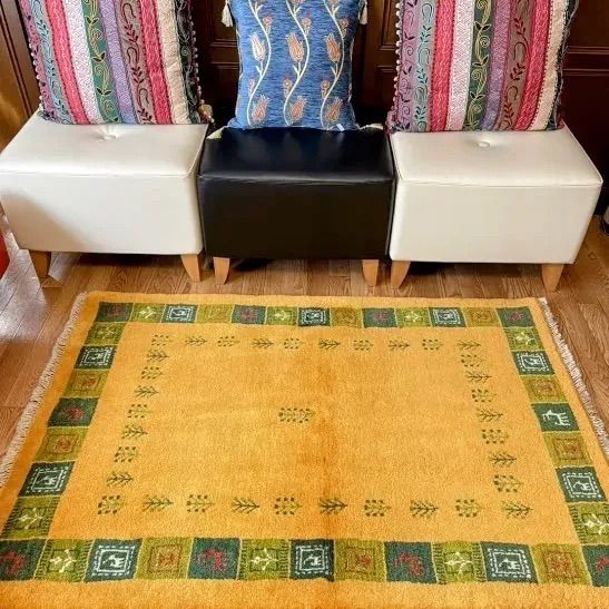 ペルシャ絨毯【No.140 Gabbeh】 - M-Trading Company 201×140cm