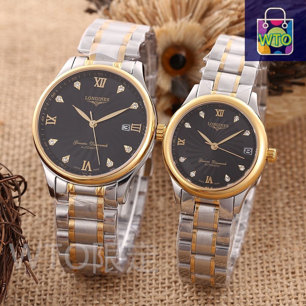 今日特価】LONGINES 3 針名匠シリーズ カップルウォッチ-WTO輸入