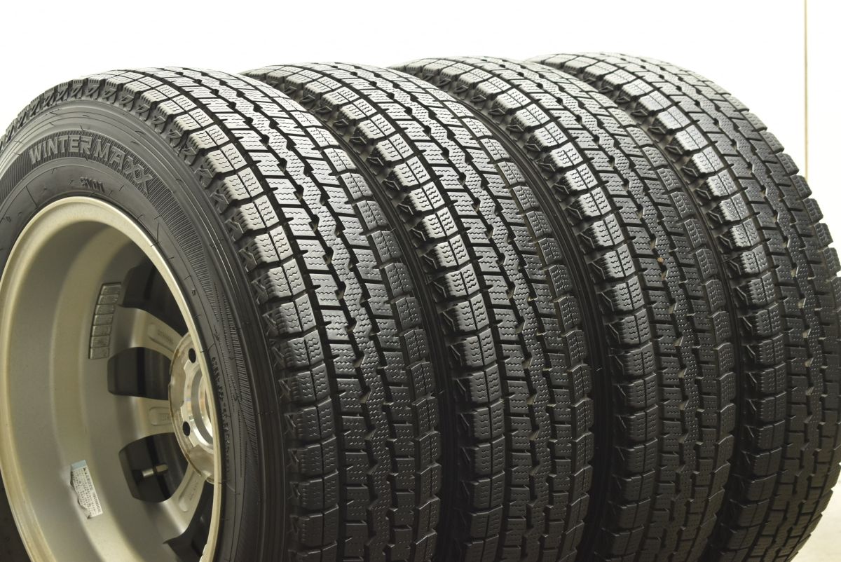BS VL1 155/80R14 88/86N LT】スタッドレス【Weds JOKER 14インチ