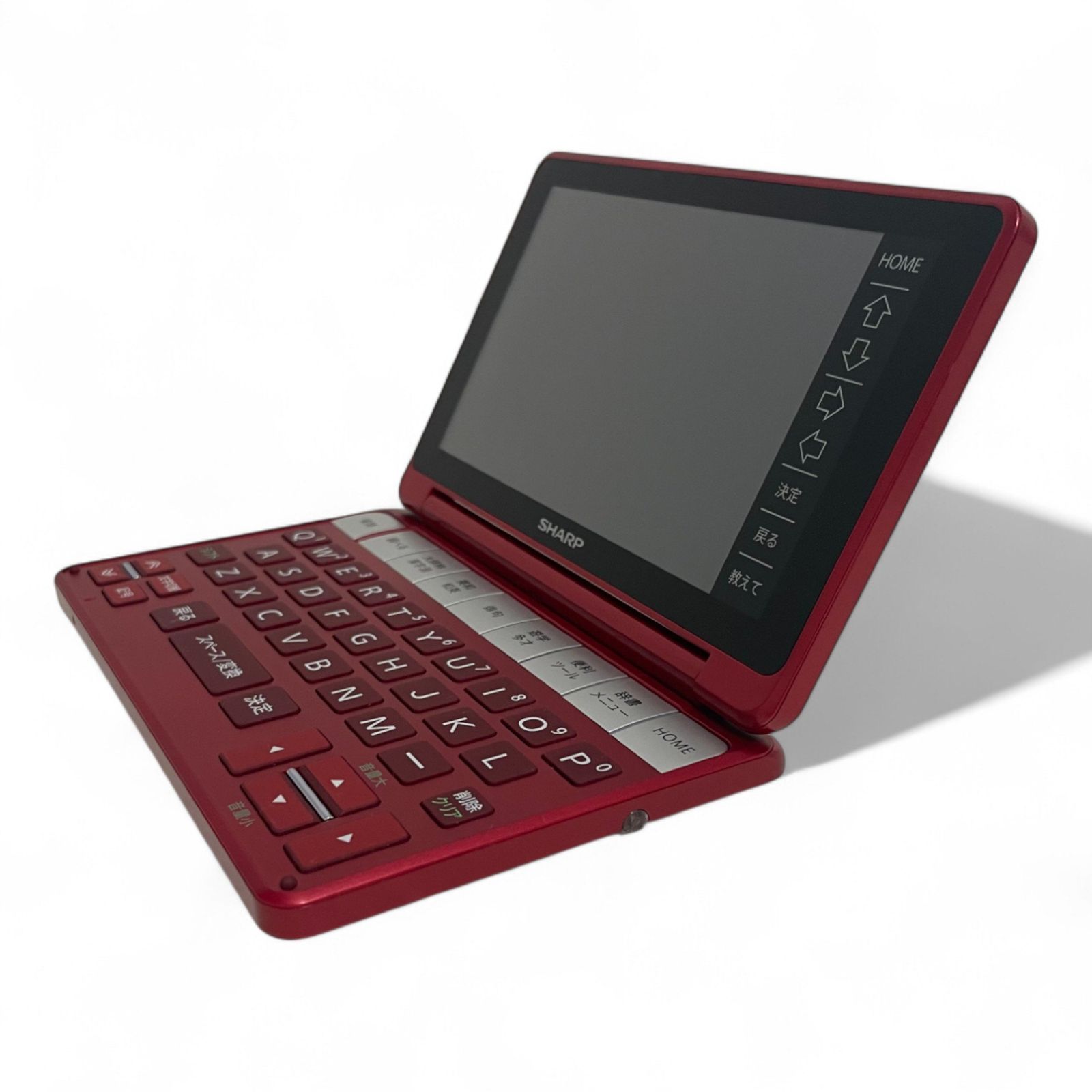 ● シャープ SHARP Brain電子辞書  PW-SR1-R レッド 液晶5.2型 720-1743 ○ シャープ SHARP Brain電子辞書 PW-SR1-R レッド 液晶5.2型
