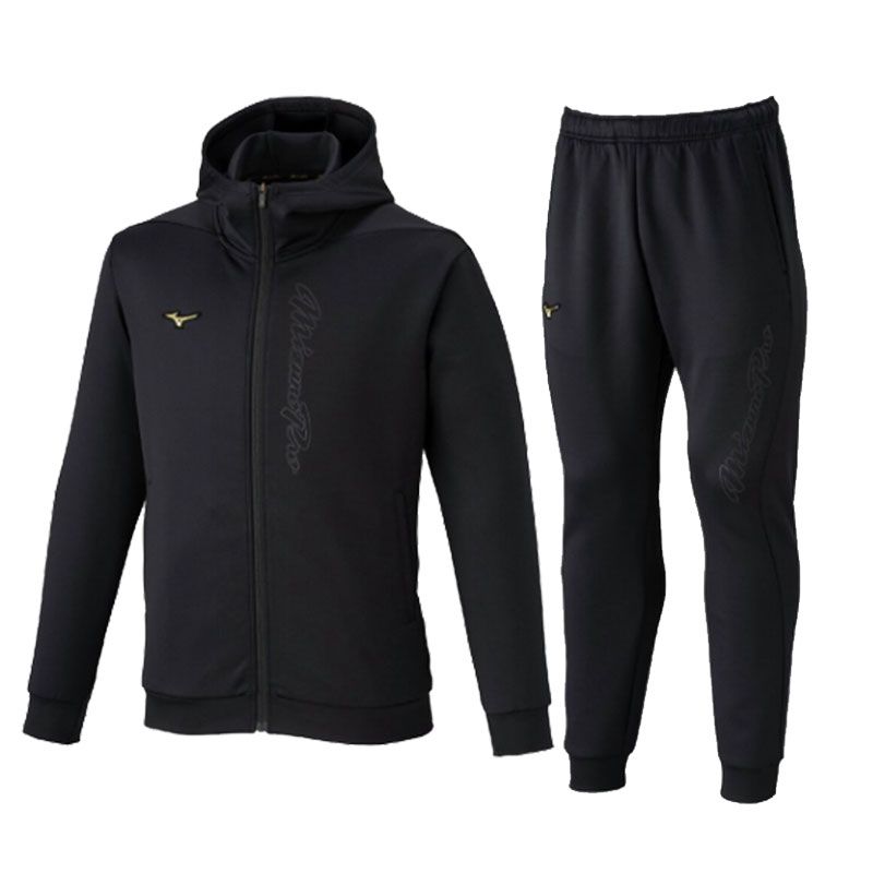ミズノ MIZUNO ミズノプロ ストレッチスウェットフーディ上下セット ユニセックス 野球 ウェア トレーニング 練習 スウェット 25 AW 27 09 カプリブリーズ