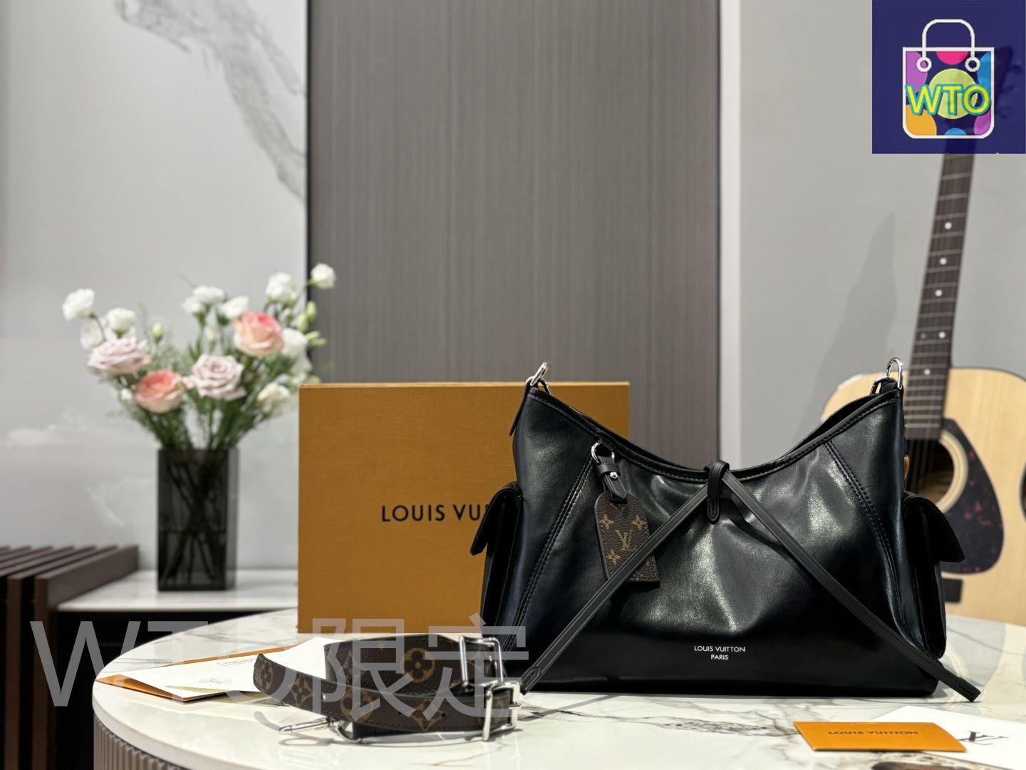 今日特価】Louis Vuitton ルイヴィトン キャリーオール ダーク