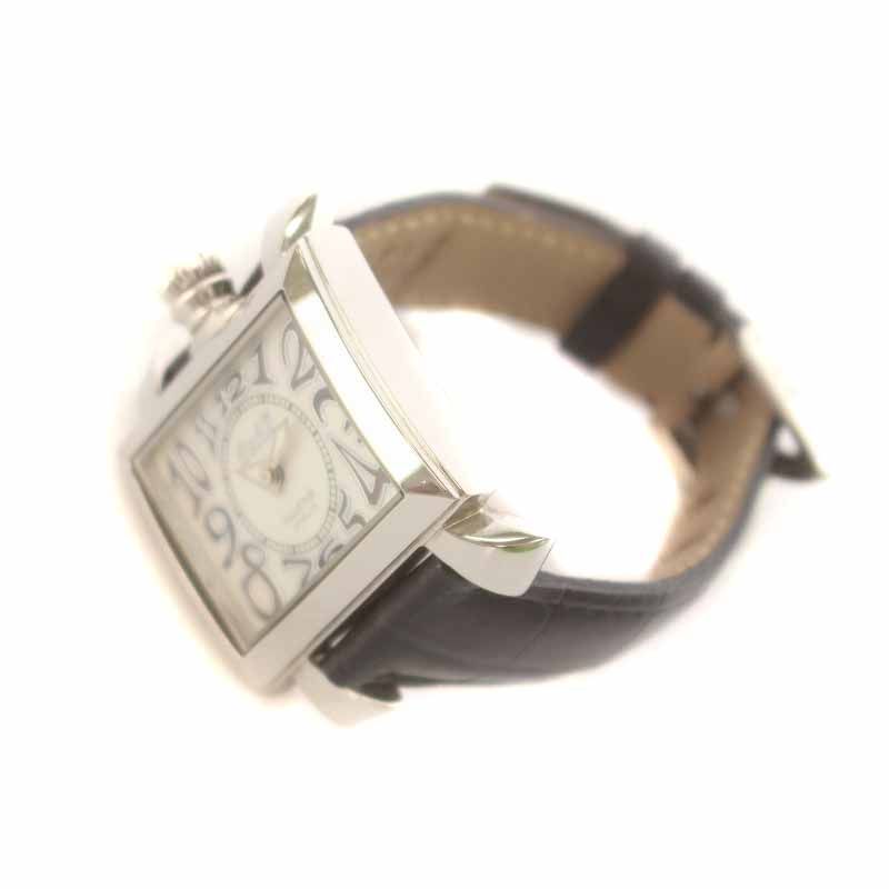 ガガミラノ GaGa MILANO ナポレオーネ Napoleone 腕時計 クォーツ アナログ 2針 シェル文字盤 黒 ブラック /YI17 ■SH