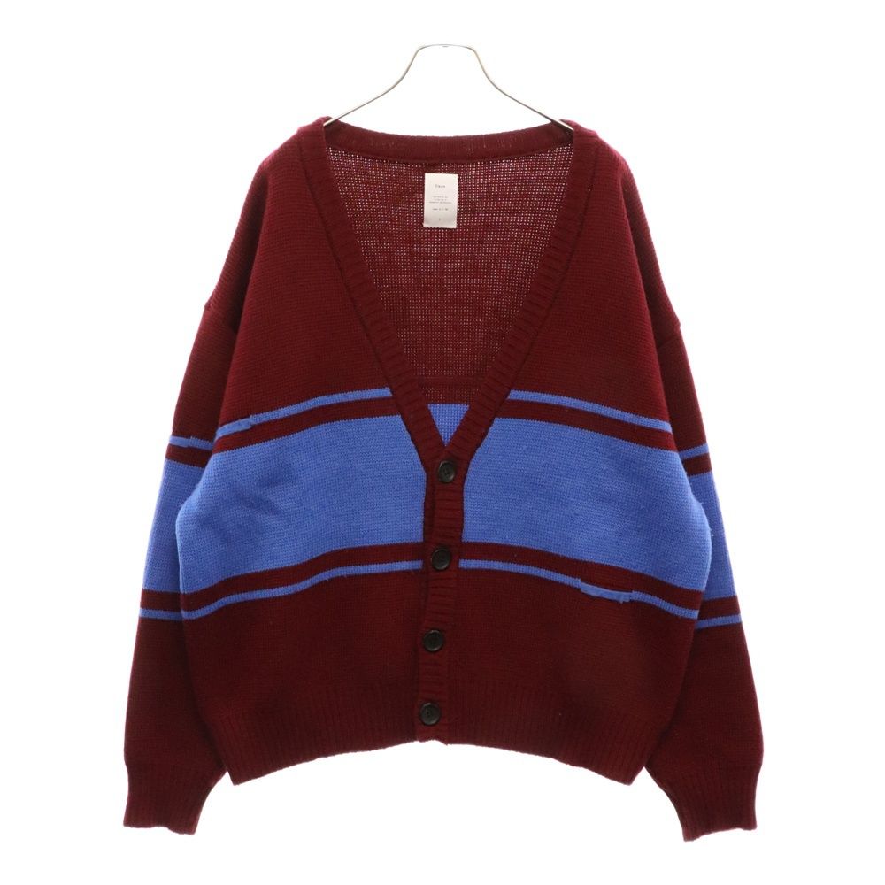 Name. (ネーム) 19AW BROKEN STRIPED CARDIGAN ブロッケンストライプ 