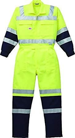 山田辰 7620YE4LAUTO-BI 高視認ツナギ服 4Lサイズ イエロー8363772 新品・2営業日で発送】山田辰 7620YE4LAUTO-BI 高視認ツナギ服 4L