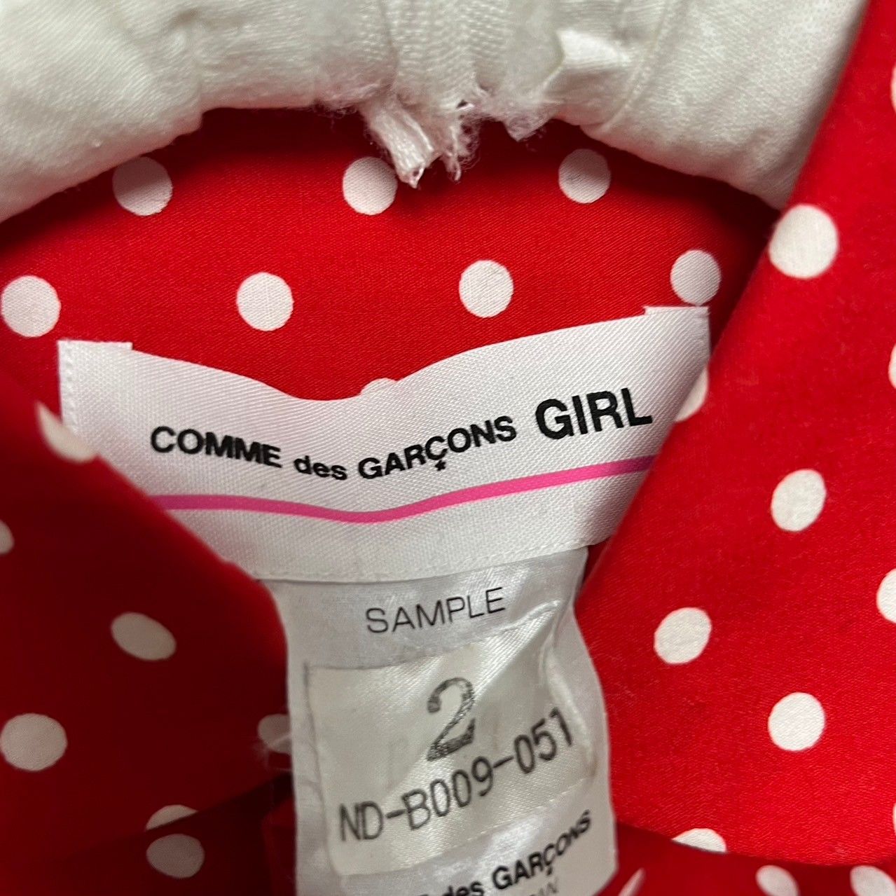COMME des GARCONS GIRL コムデギャルソンガール SAMPLE ポルカドット