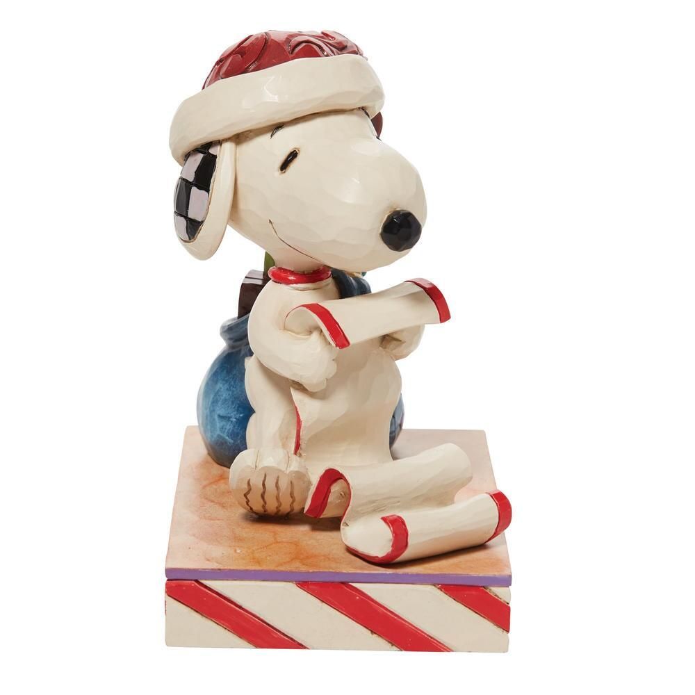 クリスマス スヌーピー サンタ プレゼント Santa Snoopy with List and