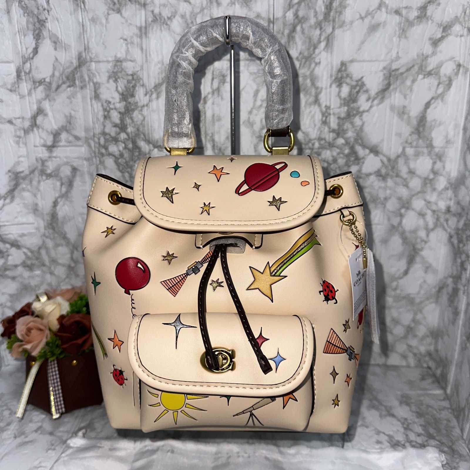 新品☆COACH×OBSERVED BY USリアバックパック21・カラーブロック