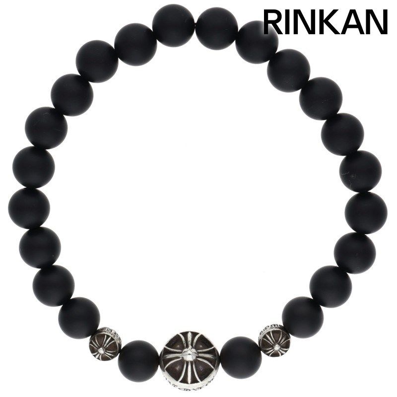 クロムハーツ 8mm BEAD|8mmビーズブレス BEAD71 8mmオニキスビーズブレスレット メンズ