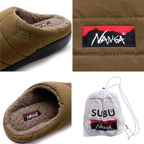 ナンガ【NANGA】NANGA×SUBU HINOC WINTER SANDAL ナンガ×スブ ヒノックウィンターサンダル ボアフリース メンズ レディース アウトドア もこもこ 冬のサンダル