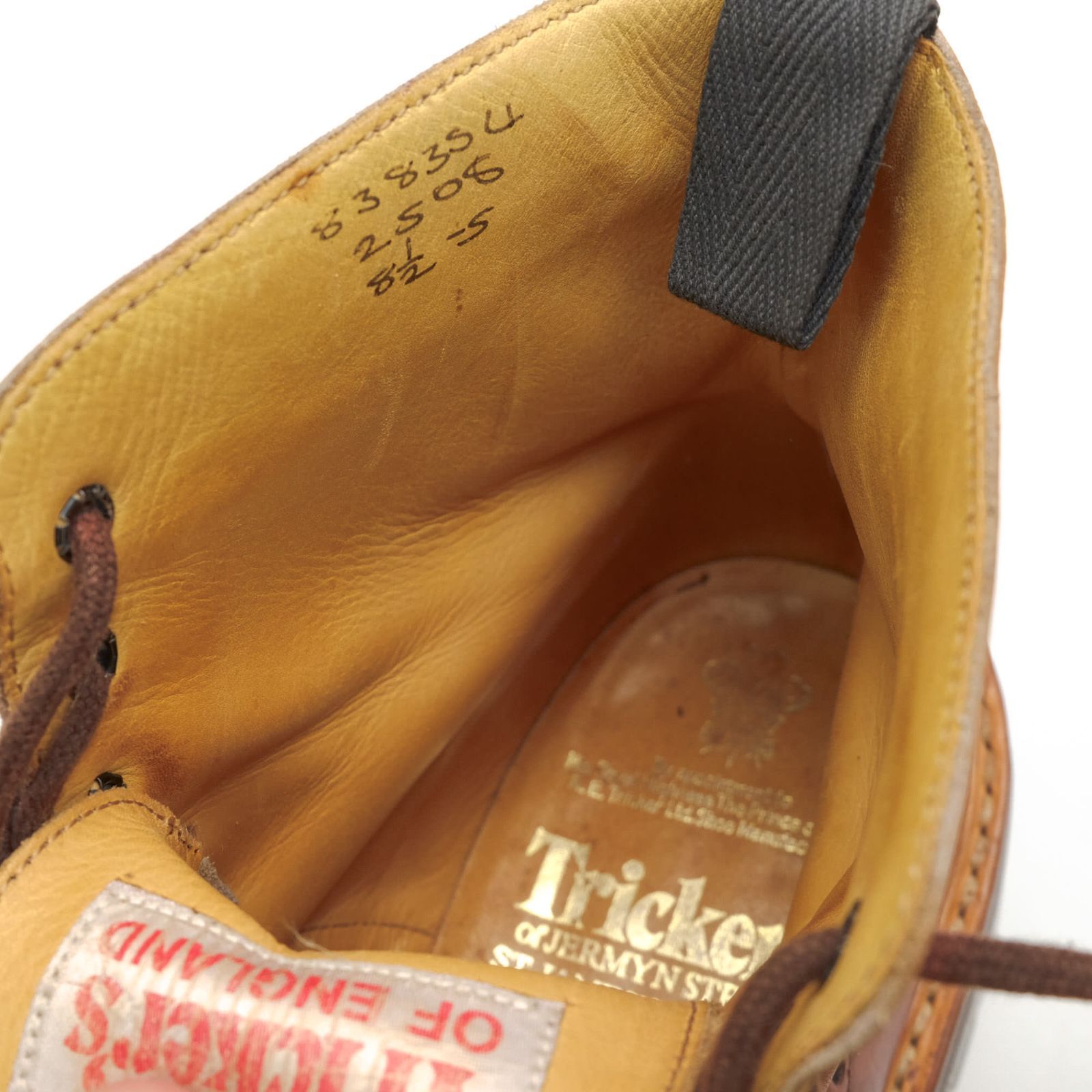 トリッカーズ／Tricker's レースアップブーツ シューズ 靴 コットン 綿