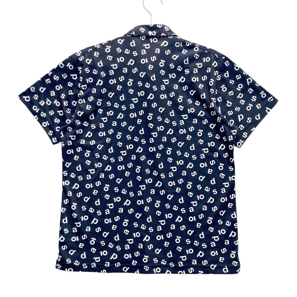 サイズ：M AND 高品質 PER SE アンパスィ 半袖ポロシャツ ボタンダウン