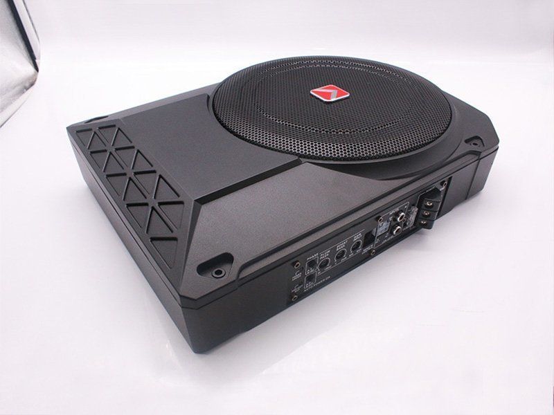 10インチ12V 800W アクティブカーアンダーシートサブウーファー