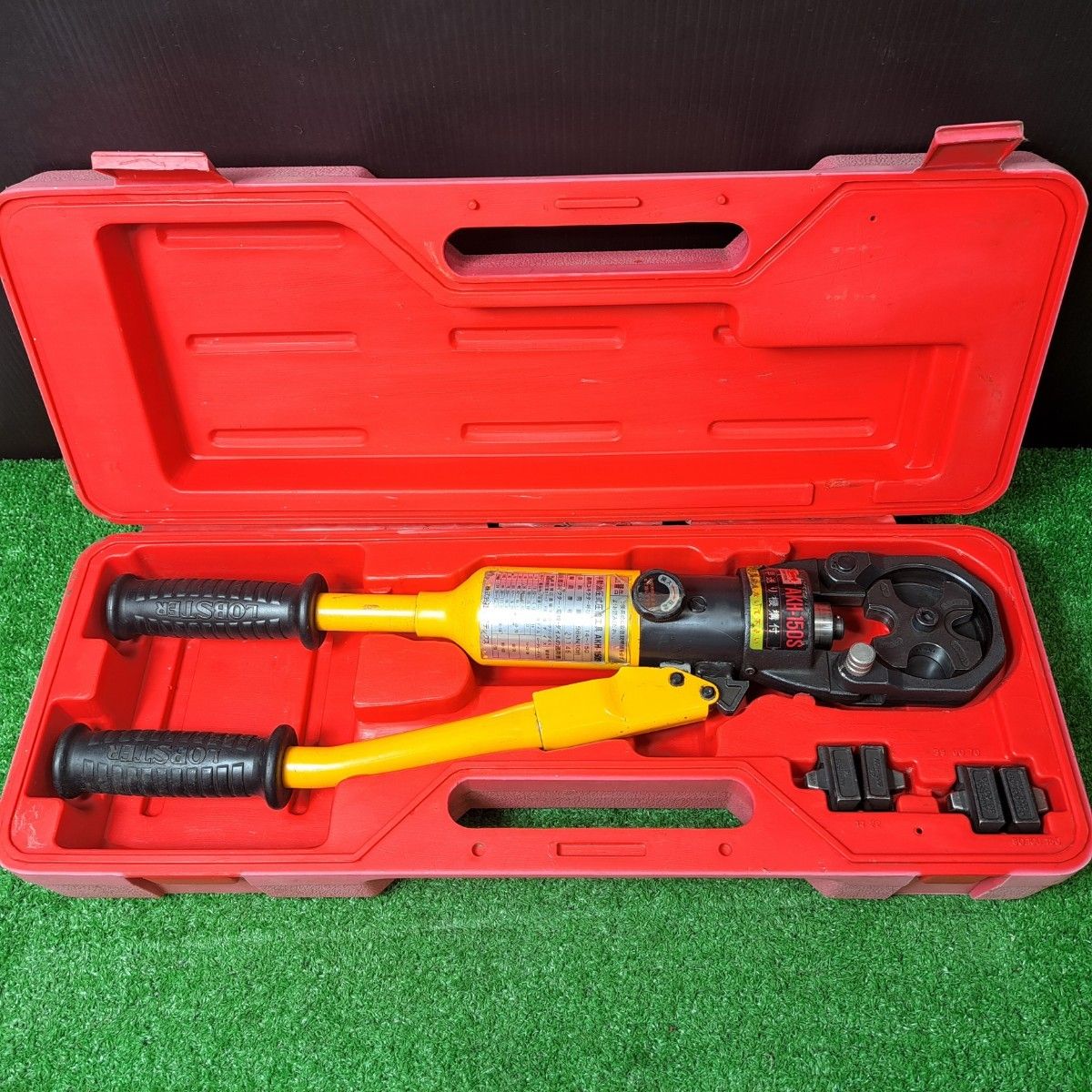 〇ロブスター(ロブテックス/LOBSTER) 手動油圧式圧着工具 AKH-150S 