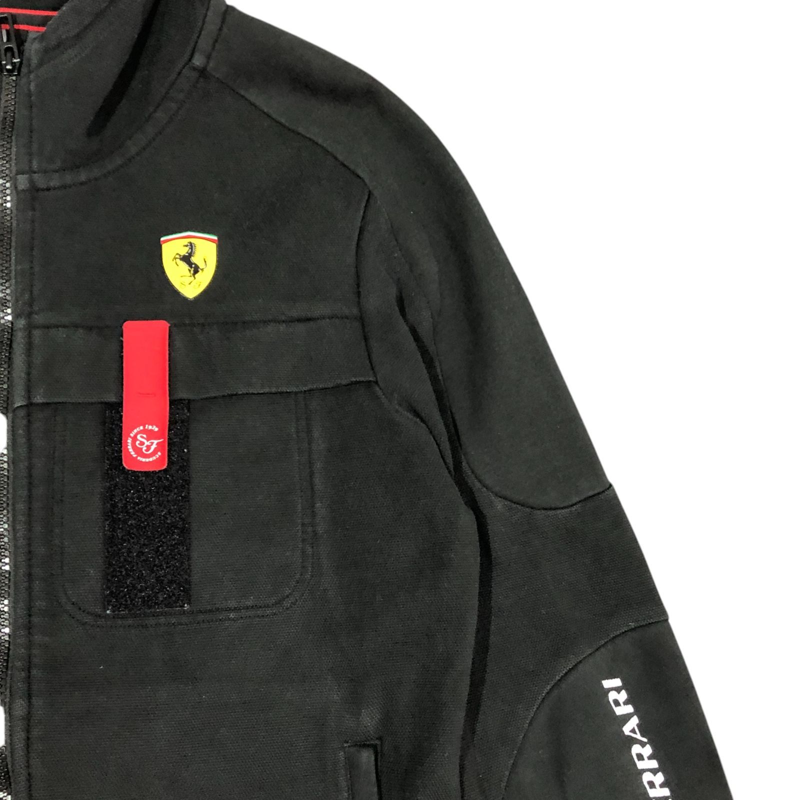 PUMA プーマ フェラーリ FERRARI ジップ パーカー ブラック S メンズ 