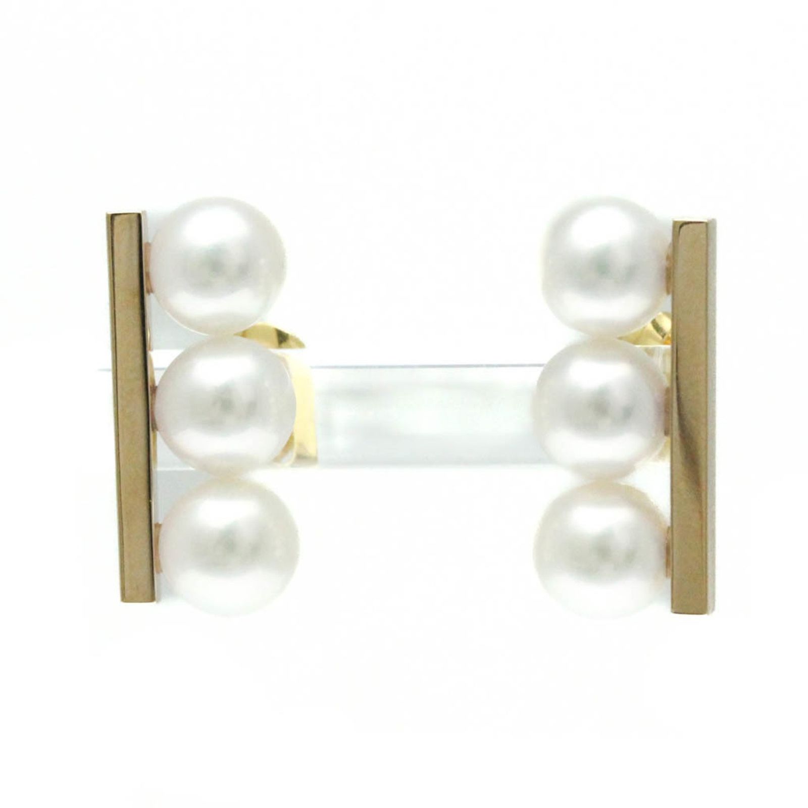 TASAKI 黒真珠スタッドピアス 約8mm TASAKI 黒真珠スタッドピアス 約