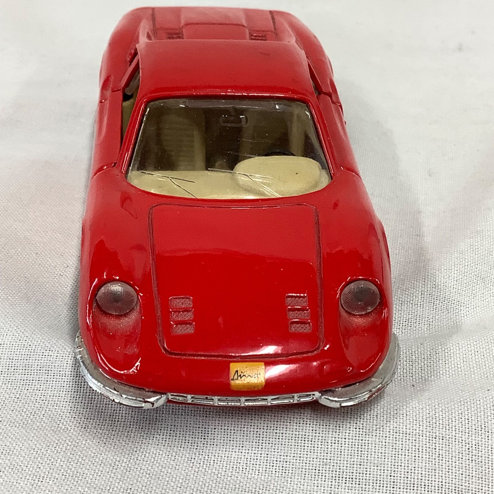 ミニカー フェラーリ ディーノ 赤 246GT Shell スケール1/36