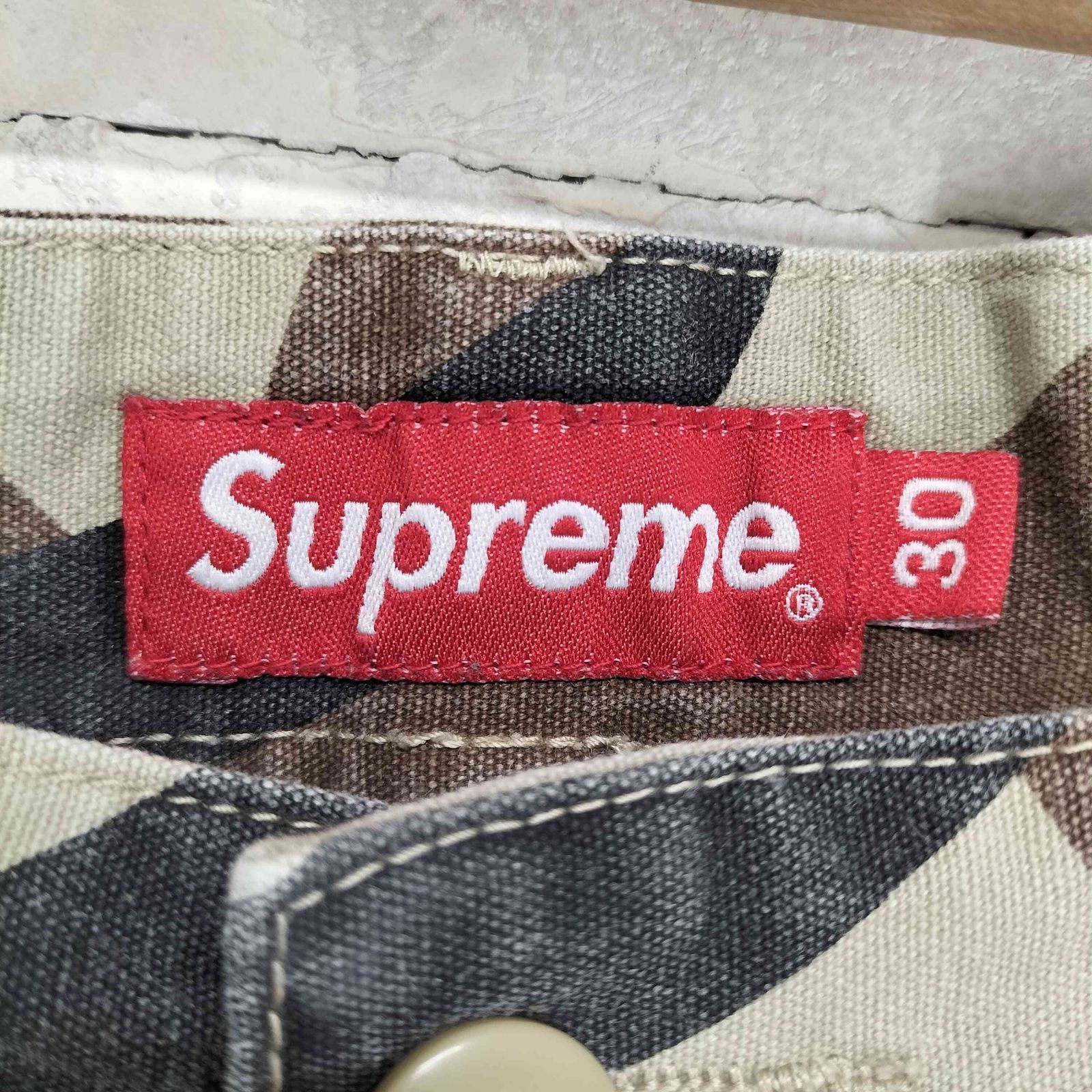 シュプリーム Supreme 19AW CARGO PANT TAN TRIBAL CAMO メンズ 30 
