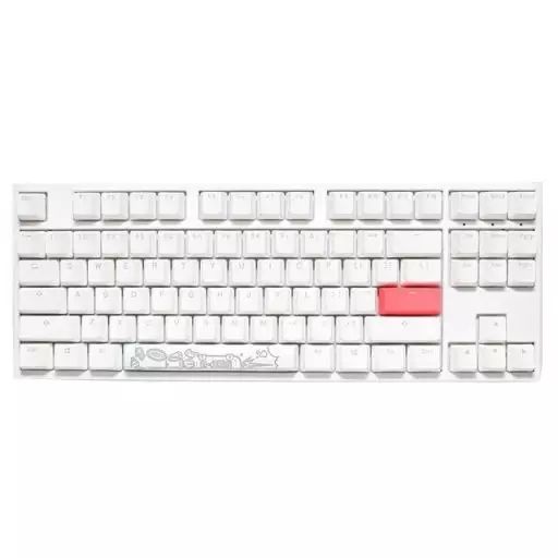 PCハード 有線 RGB メカニカル ゲーミングキーボード One 2 TKL RGB Pure White Cherry Speed Silver ホワイト dk-one2-rgb-tkl-pw-silver