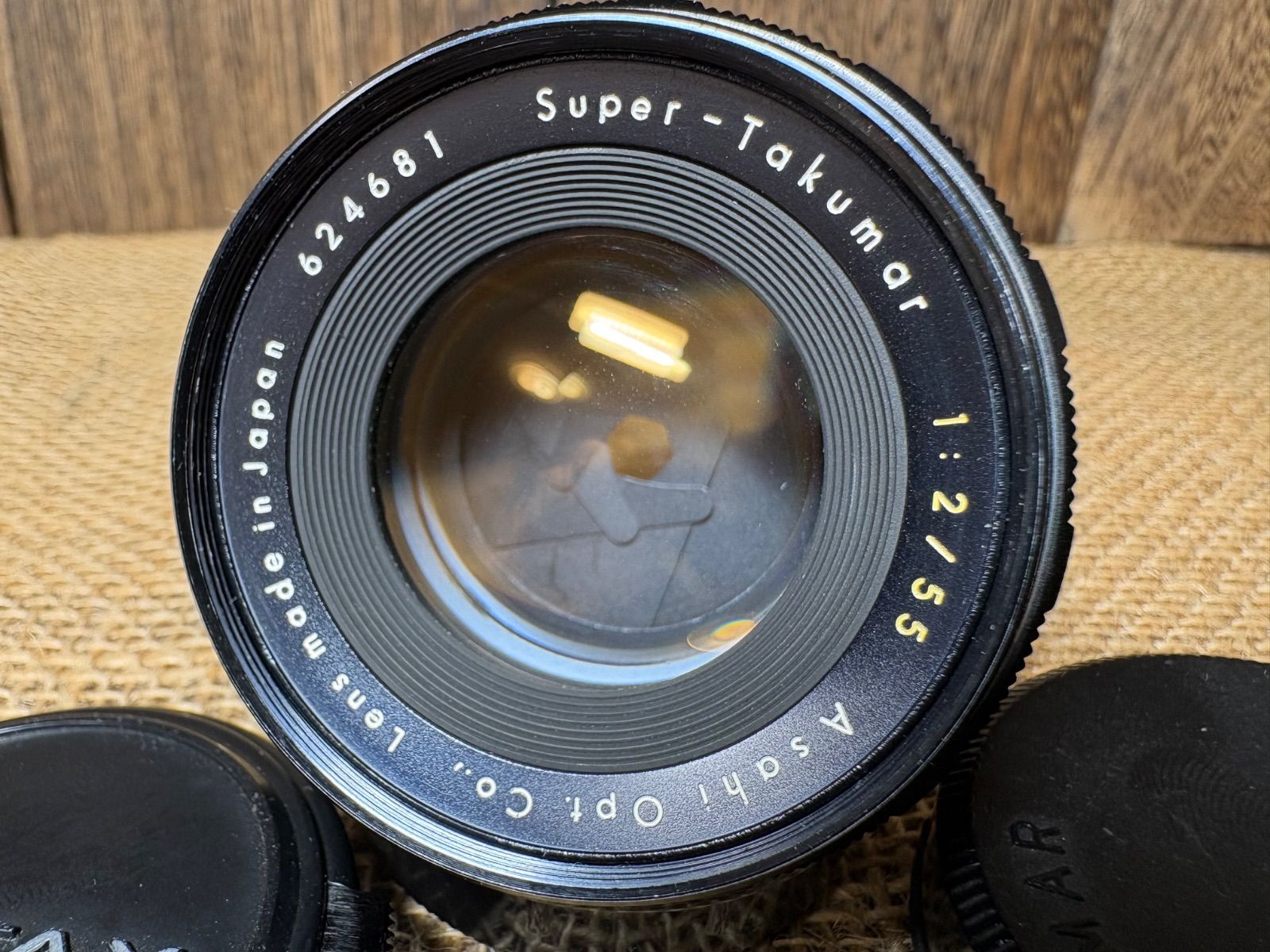 整備済み Super Takumar 55 mm f 2 黄色文字 初期型 レンズ