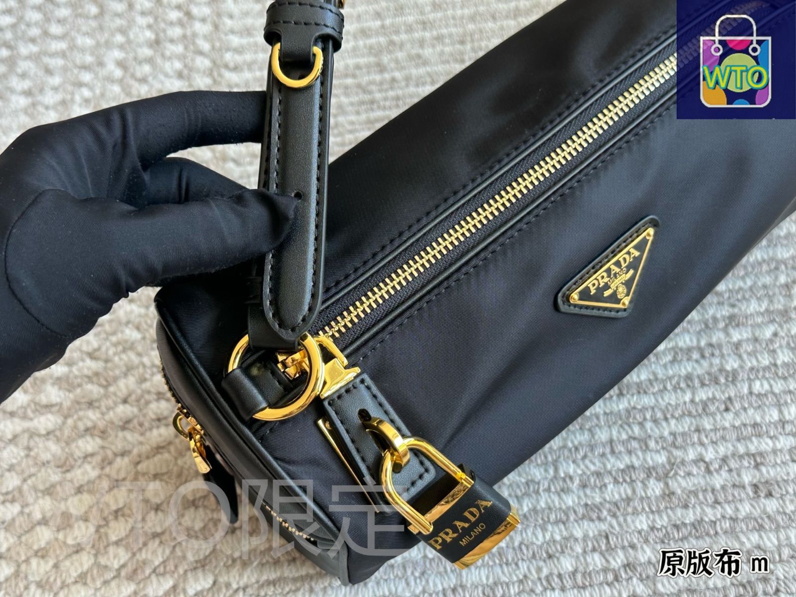今日特価】Prada プラダ ロック付きショルダーバッグシリーズ