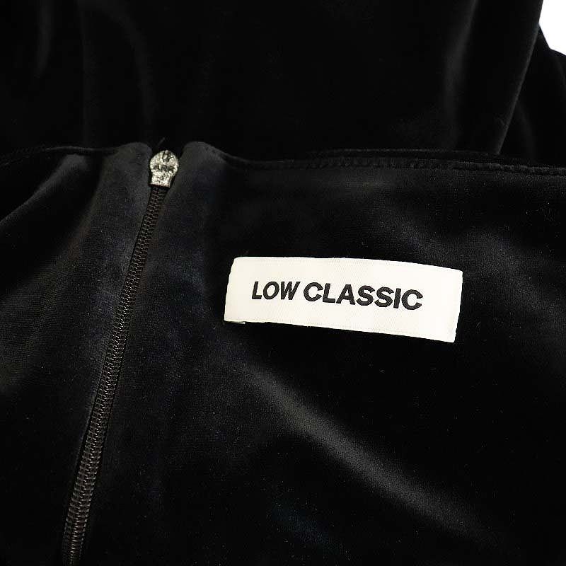 ロウクラシック LOW CLASSIC VELET SLEVELESS TOP キャミソールトップス ベロア THE SHINZONE取り扱い S ブラック /HK ■OS レディース ロウクラシック LOW CLASSIC VELET SLEVELESS TOP キャミソール